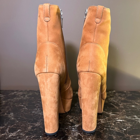 SCHUTZ Tan Platform Booties - Picture 3 of 5